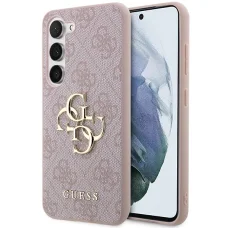Guess PU 4G Metal Logo tok Samsung Galaxy A35 5G Pink