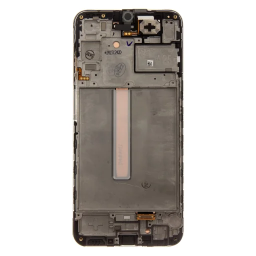 LCD kijelző + Érintőegység + Előlap Samsung A256B Galaxy A25 Fekete (Szervizcsomag) - 2