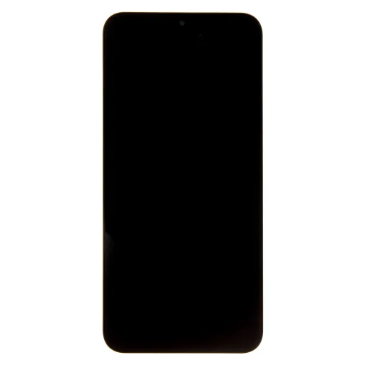 LCD kijelző + Érintőegység + Előlap Samsung A256B Galaxy A25 Fekete (Szervizcsomag) - 1