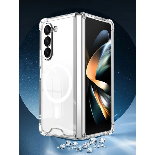 Átlátszó Acrylic Magsafe tok Samsung Galaxy Z Fold 5-höz - 3