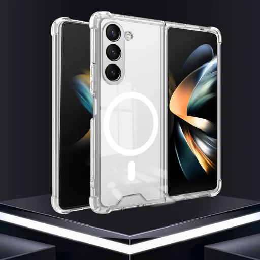 Átlátszó Acrylic Magsafe tok Samsung Galaxy Z Fold 5-höz - 4