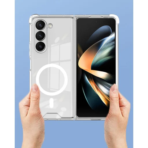 Átlátszó Acrylic Magsafe tok Samsung Galaxy Z Fold 5-höz - 5