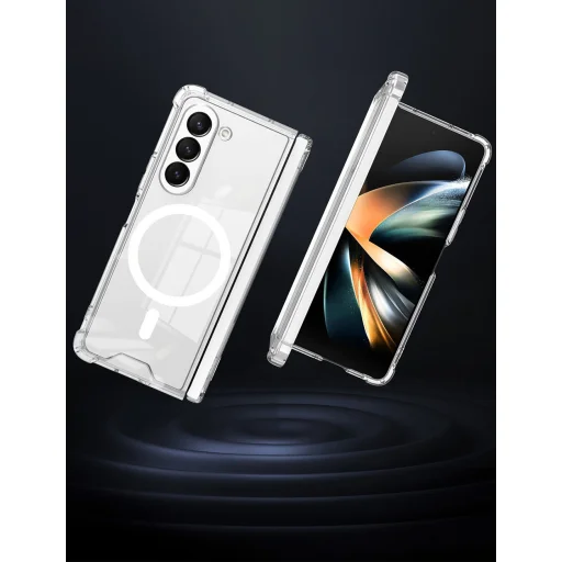 Átlátszó Acrylic Magsafe tok Samsung Galaxy Z Fold 5-höz - 10