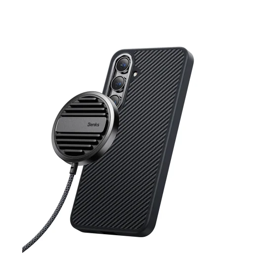  Samsung Galaxy S24 Plus fekete Benks Etui Magnetic Hybrid Armor Pro Kevlar 600D tok - 5