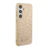 Guess PC/TPU Glitter Flakes Metal Logo tok Samsung Galaxy S24+ arany - 4