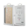 Guess PC/TPU Glitter Flakes Metal Logo tok Samsung Galaxy S24+ arany - 7