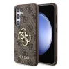 Guess PU 4G Metal Logo tok Samsung Galaxy S24+ Barna