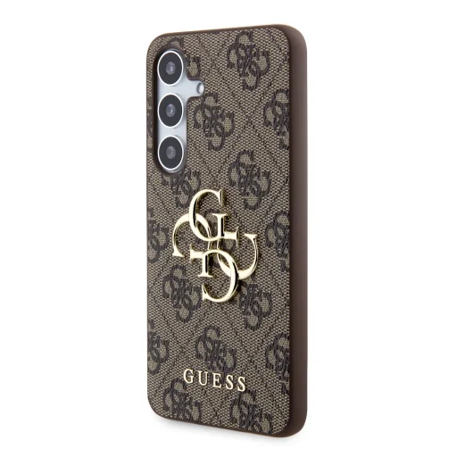 Guess PU 4G Metal Logo tok Samsung Galaxy S24+ Barna - 2