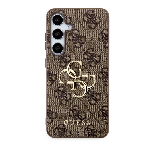 Guess PU 4G Metal Logo tok Samsung Galaxy S24+ Barna - 3