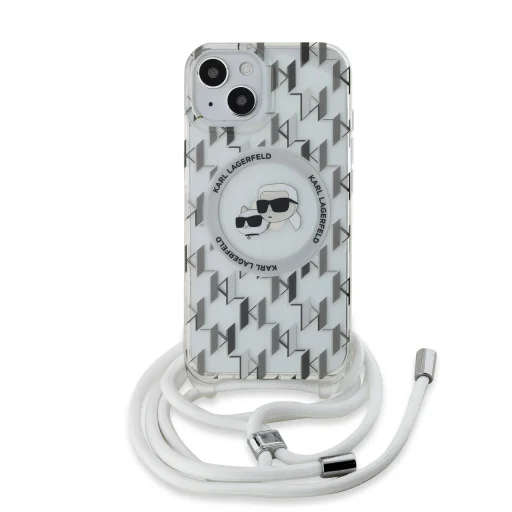Karl Lagerfeld IML Monogram Crossbody K&CH Heads MagSafe tok iPhone 13 - 1