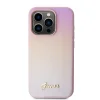 Guess PU bőr Iridescent Metal Script tok iPhone 15 Pro Pink thumbnail