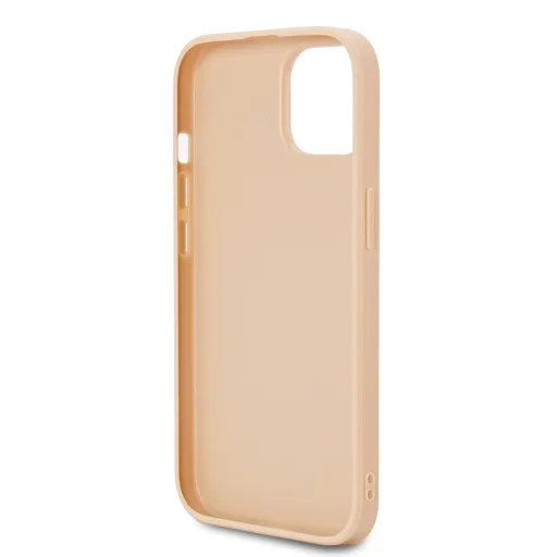 Guess PU Bőr Iridescent Metal Script Tok iPhone 15-höz Arany - 6