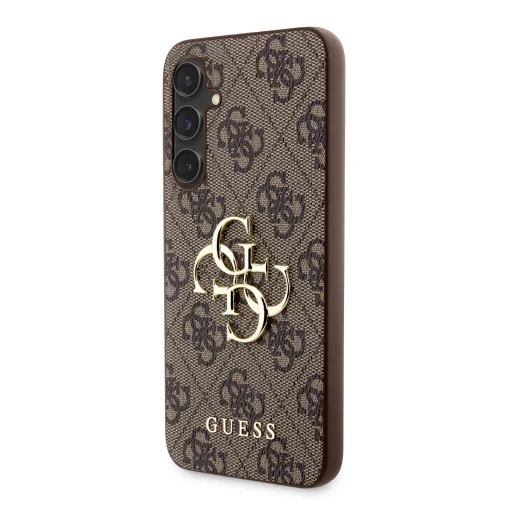 Guess PU 4G Metal Logo tok Samsung Galaxy S23 FE Barna tok - 2