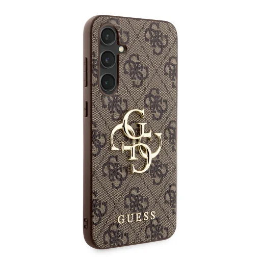 Guess PU 4G Metal Logo tok Samsung Galaxy S23 FE Barna tok - 4