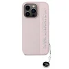  iPhone 15 Pro Max Pink Karl Lagerfeld PU Saffiano Rhinestone Charm tok - 2