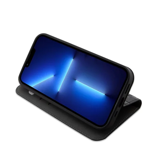 Karl Lagerfeld PU Saffiano Monogram fliptok iPhone 13 Pro Max-hoz Fekete - 6