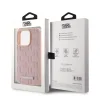  iPhone 15 Pro Max Pink Karl Lagerfeld PU Leather Monogram Metal Logo MagSafe tok thumbnail