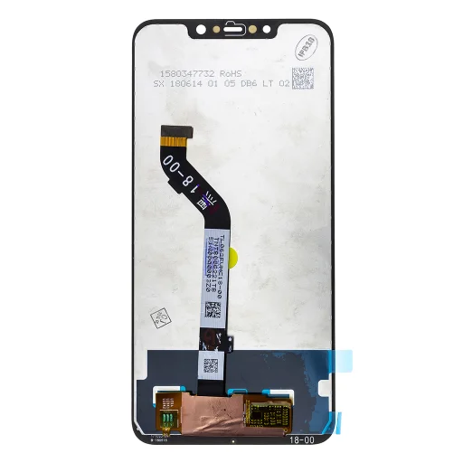 LCD kijelző + érintőegység Pocophone F1-hez fekete - 2