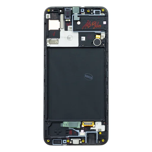 LCD kijelző + Érintőpanel Samsung A307 Galaxy A30s Fekete (Szervíz csomag) - 2