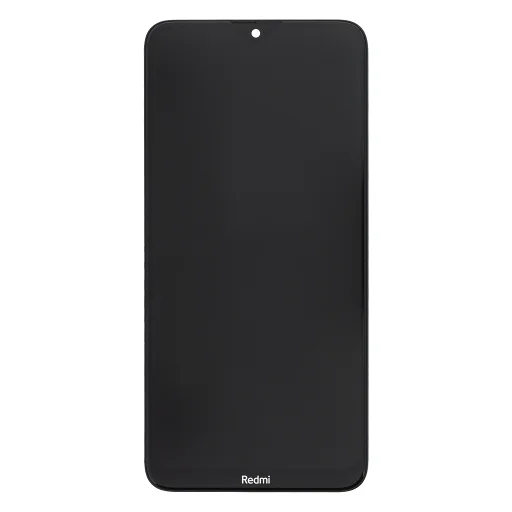 LCD kijelző + érintőegység + előlap Xiaomi Redmi 8 fekete (szervíz csomag) - 1