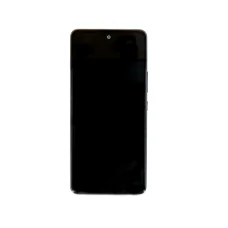 LCD kijelző + Érintőegység + Előlap Samsung A536B Galaxy A53 5G Awesome Black (Szerviz csomag)