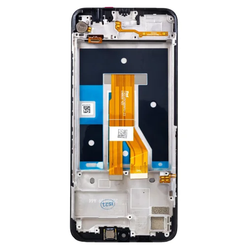 LCD kijelző + érintőegység + előlap a Realme C21 készülékhez (szerviz csomag) - 2