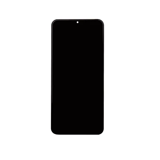 LCD kijelző + Érintőegység Samsung A137F Galaxy A13 Fekete (Szervízcsomag) - 1