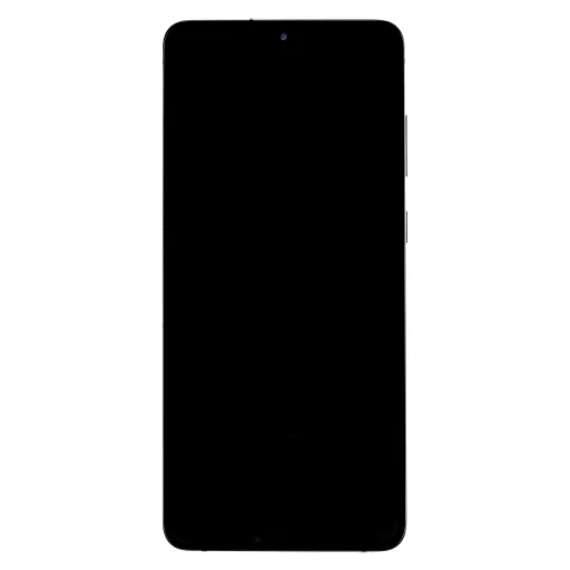 LCD kijelző + Érintőegység + Előlap Samsung G985/G986 Galaxy S20+ Kozmikus Szürke Kamera Nélkül (Szerviz csomag) - 1