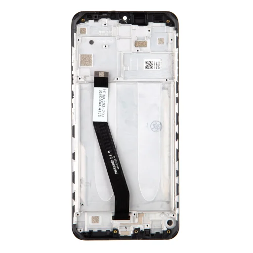 LCD Kijelző + Érintőegység + Előlap Xiaomi Redmi 9 Fekete (Szerviz csomag) - 2