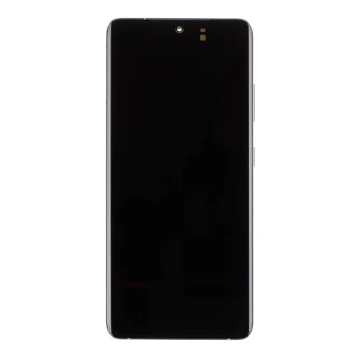 LCD kijelző + Érintőegység + Előlap Samsung SM-G998 Galaxy S21 Ultra Phantom Silver (Szervíz csomag) - 1
