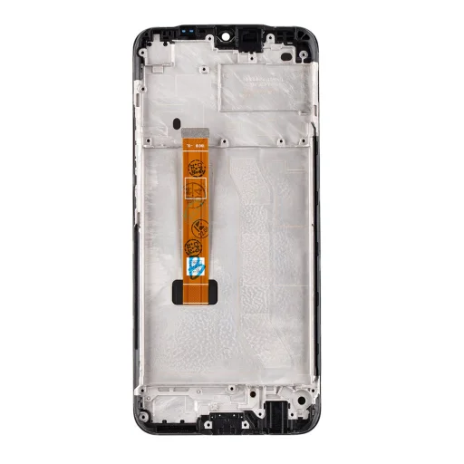 LCD kijelző + érintőegység + előlapi keret Realme C21Y-hoz - 2