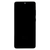 LCD kijelző + Érintőpanel + Előlap Samsung G986/G985 Galaxy S20+ Kozmikus Fekete
