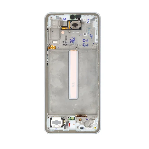 LCD kijelző + Érintőegység + Előlap Samsung A336B Galaxy A33 5G Awesome White (Szervíz csomag) - 2