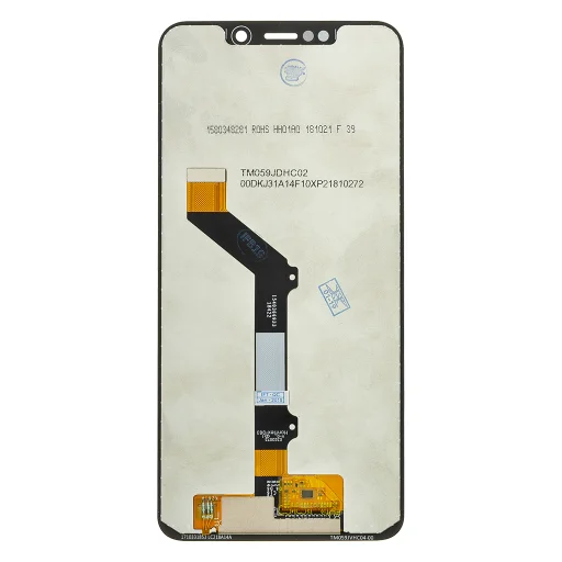 Motorola One LCD kijelző + érintőegység fekete - 2