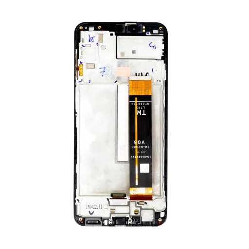 LCD kijelző + Érintőegység Samsung M236B Galaxy M23 5G Fekete (Szervíz csomag) - 2