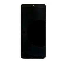 LCD kijelző + Érintő egység + Előlap Samsung A336B Galaxy A33 5G Awesome Black (Szervíz csomag)