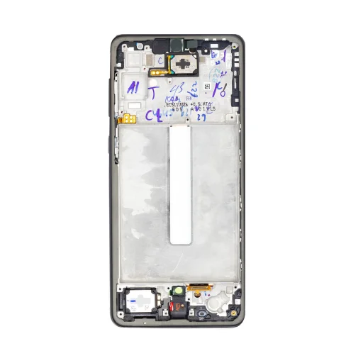 LCD kijelző + Érintő egység + Előlap Samsung A336B Galaxy A33 5G Awesome Black (Szervíz csomag) - 2