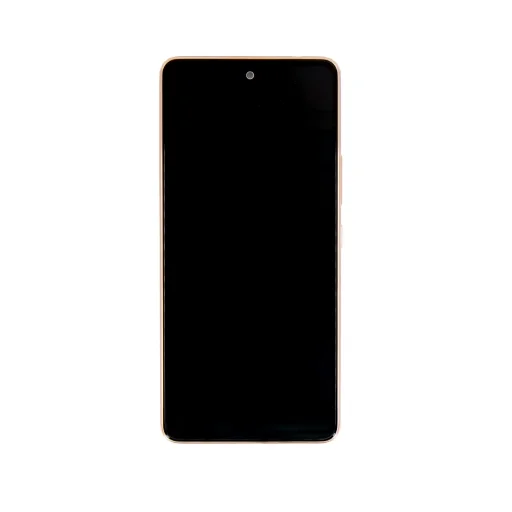 LCD kijelző + Érintőegység + Előlapi fedél Samsung A536B Galaxy A53 5G Awesome Peach (Szervíz csomag) - 1