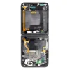 LCD kijelző + Érintőegység + Előlap Samsung F721 Galaxy Z Flip 4 5G Grafit (Szervizcsomag) thumbnail