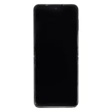 LCD kijelző + Érintőegység + Előlap Samsung F721 Galaxy Z Flip 4 5G Grafit (Szervizcsomag)