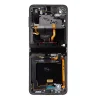 LCD kijelző + Érintőegység Samsung F711B Galaxy Z Flip 3 5G Fekete (Szerviz csomag) thumbnail