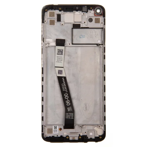 LCD kijelző + Érintőpanel + Előlap Xiaomi Redmi Note 9 Midnight Grey (Szerviz csomag) - 2