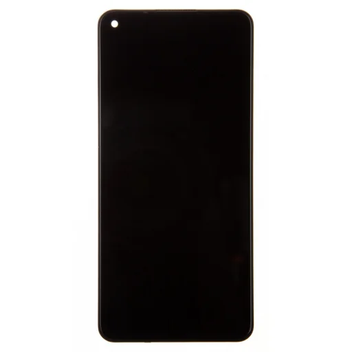 LCD kijelző + Érintőpanel + Előlap Xiaomi Redmi Note 9 Midnight Grey (Szerviz csomag) - 1