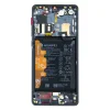 LCD kijelző + Érintőegység + Előlap Huawei P30 PRO fekete (Szerviz csomag) - 2