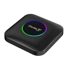 Carlinkit TBOX PLUS LED vezeték nélküli adapter, 4G/64G, Apple Carplay/Android Auto (fekete)