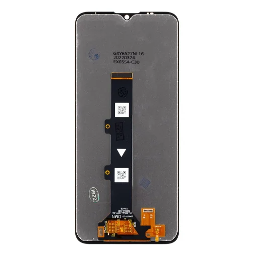 Motorola E20 LCD kijelző + érintőegység fekete - 2