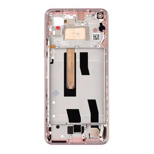 LCD kijelző + Érintőképernyő + Első borítás Xiaomi Mi 11 Lite 4G-hez, Barack Rózsaszín - 2