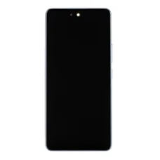 LCD kijelző + Érintőpanel + Előlapi fedél Samsung A536B Galaxy A53 5G Awesome Blue (Service Pack)