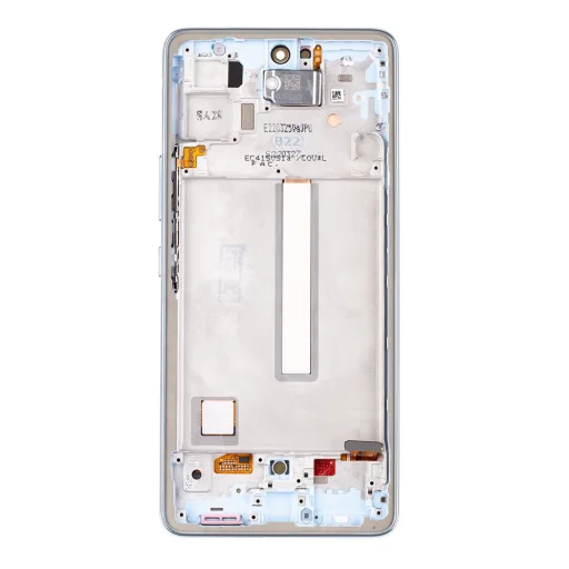 LCD kijelző + Érintőpanel + Előlapi fedél Samsung A536B Galaxy A53 5G Awesome Blue (Service Pack) - 2