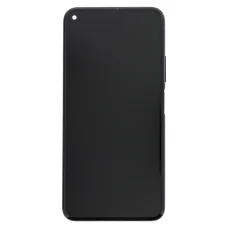 LCD kijelző + érintőegység + előlapi keret Honor 20 Pro fekete
